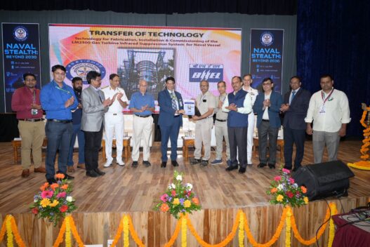 NSTL Transfers LM2500 Infrared Suppression System Production Technology to BHEL