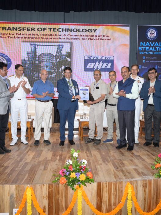 NSTL Transfers LM2500 Infrared Suppression System Production Technology to BHEL
