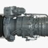 The image shows the aravalli helicopter engine prototype
